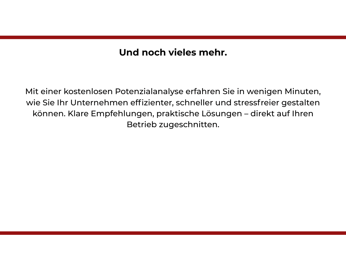 Und noch vieles mehr – Kostenlose KI-Erstberatung